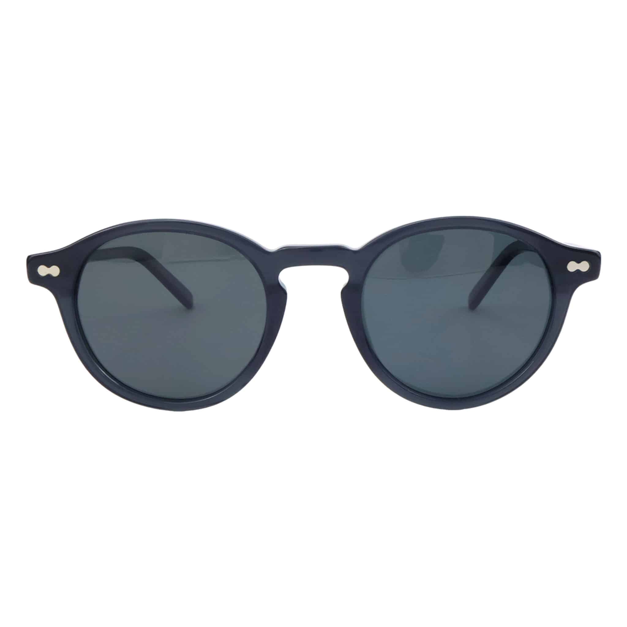 Retro Plate Oval Frame Sunglasses