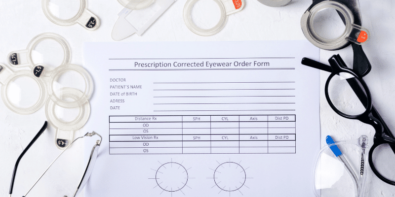 eyeglass prescription